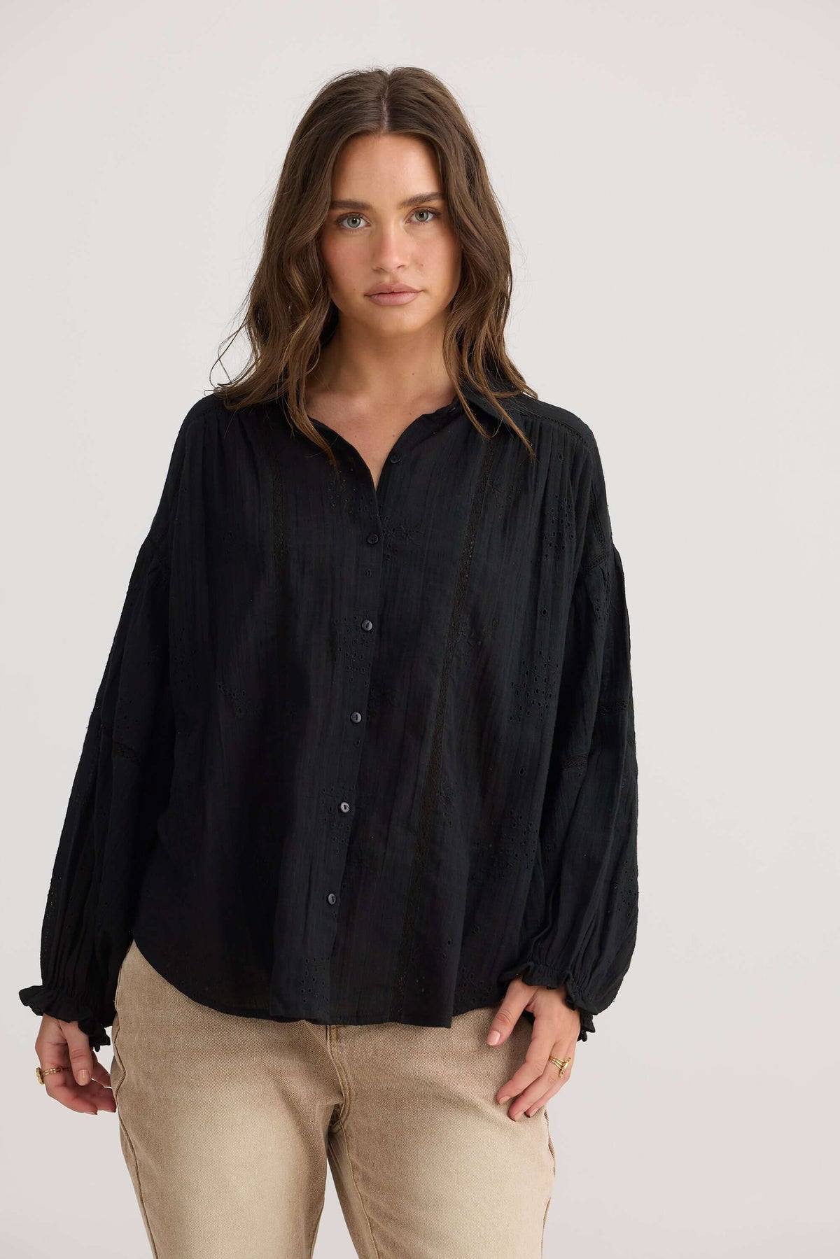 Talisman Anastasia Shirt in Black