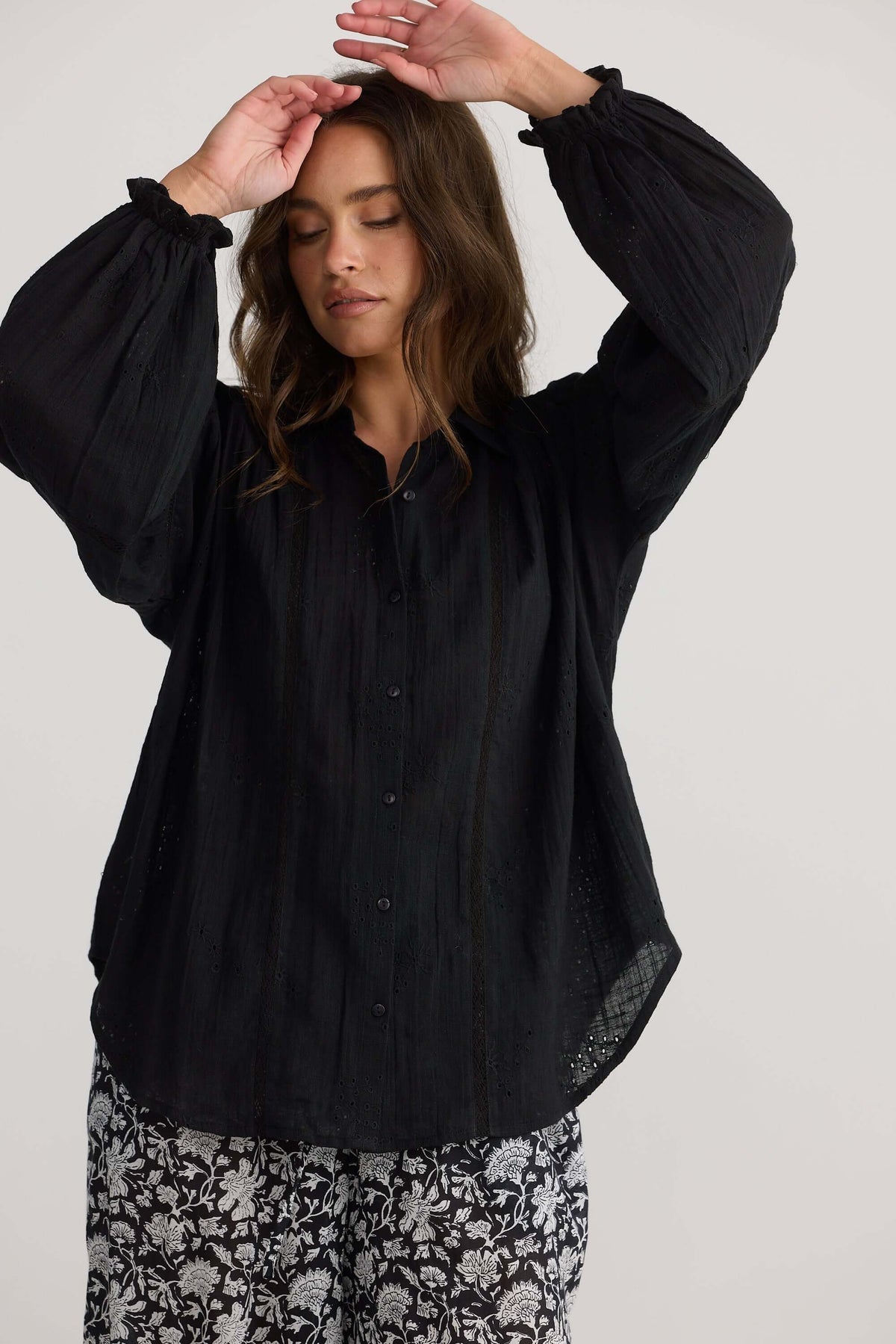 Talisman Anastasia Shirt in Black