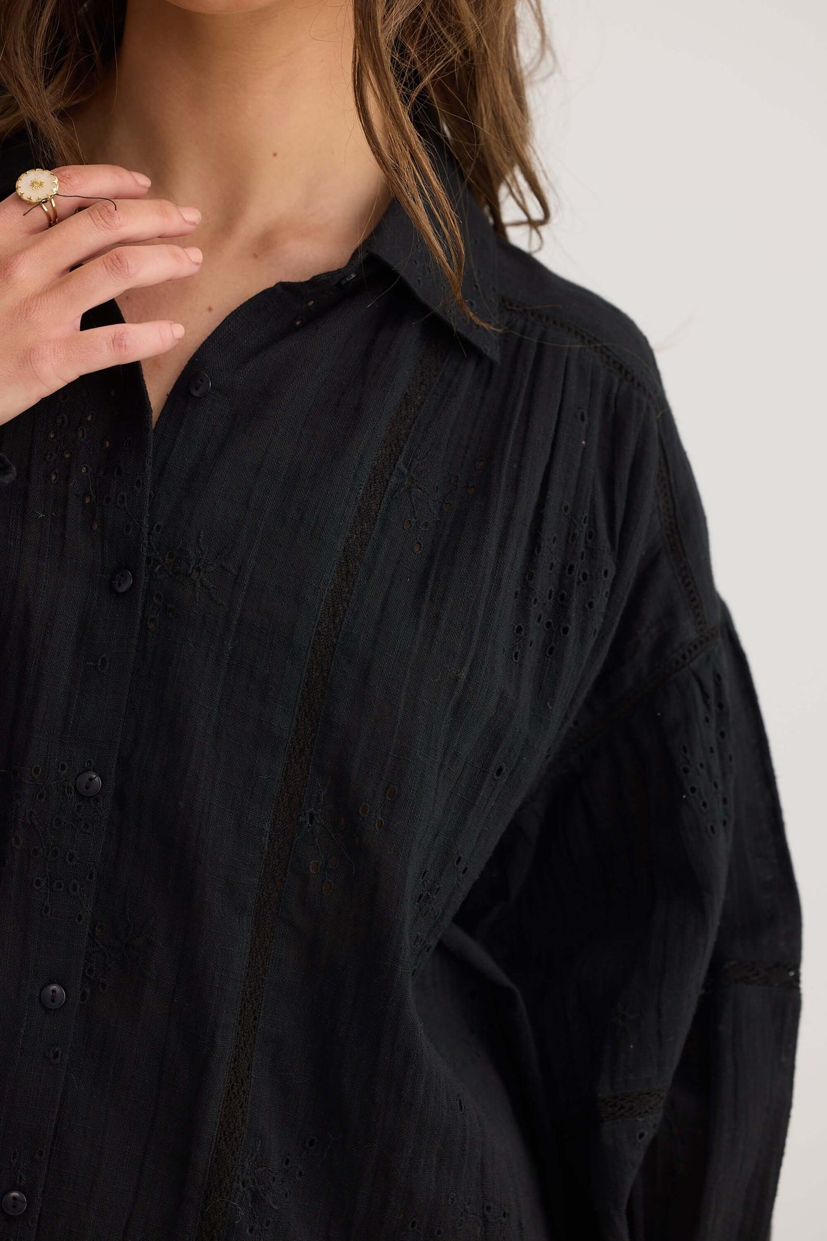 Talisman Anastasia Shirt in Black