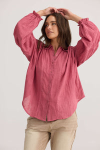 Talisman Anastasia Shirt in Rose Pink