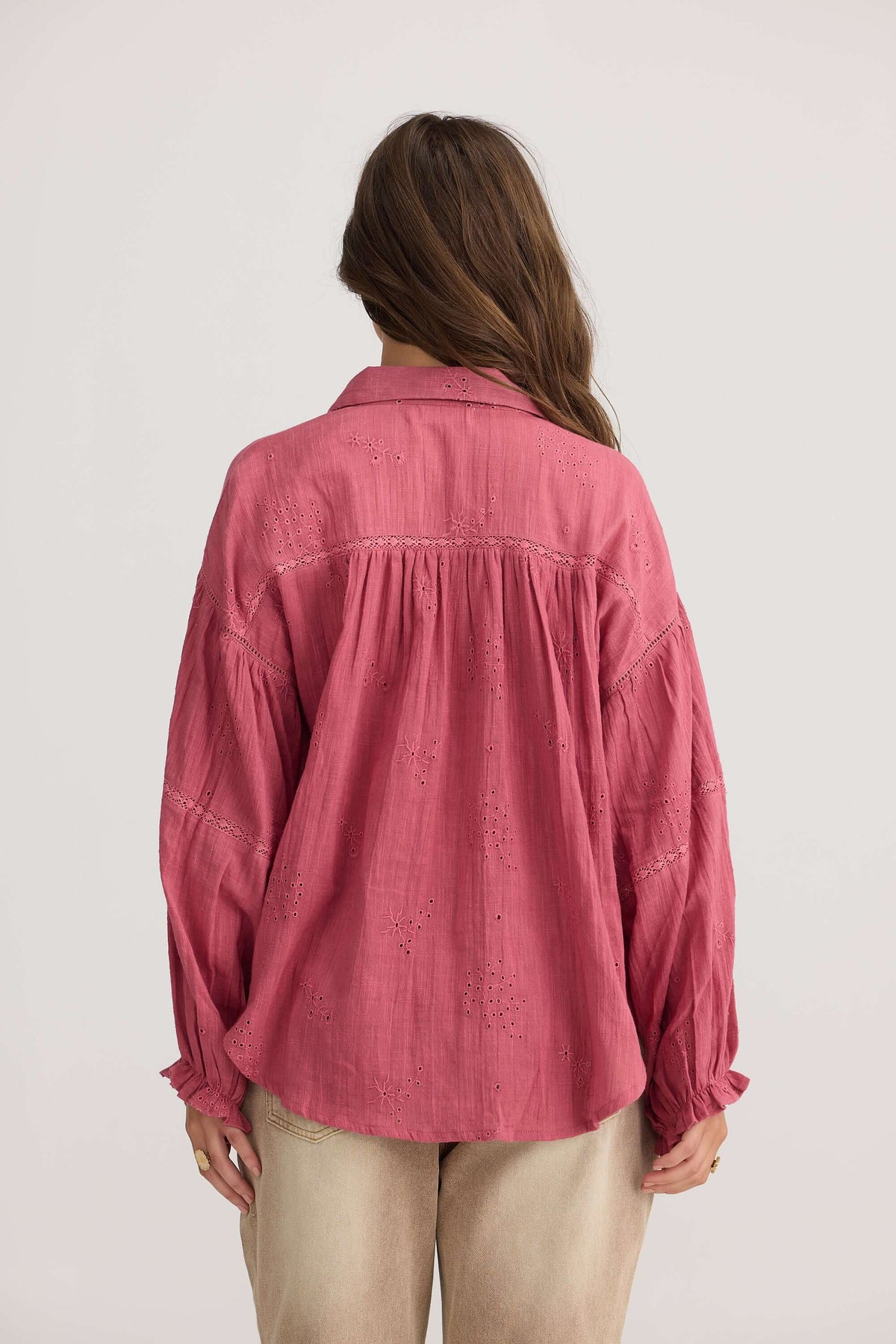 Talisman Anastasia Shirt in Rose Pink