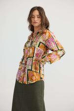 Talsiman Flower Child Shirt in Postcard Petals