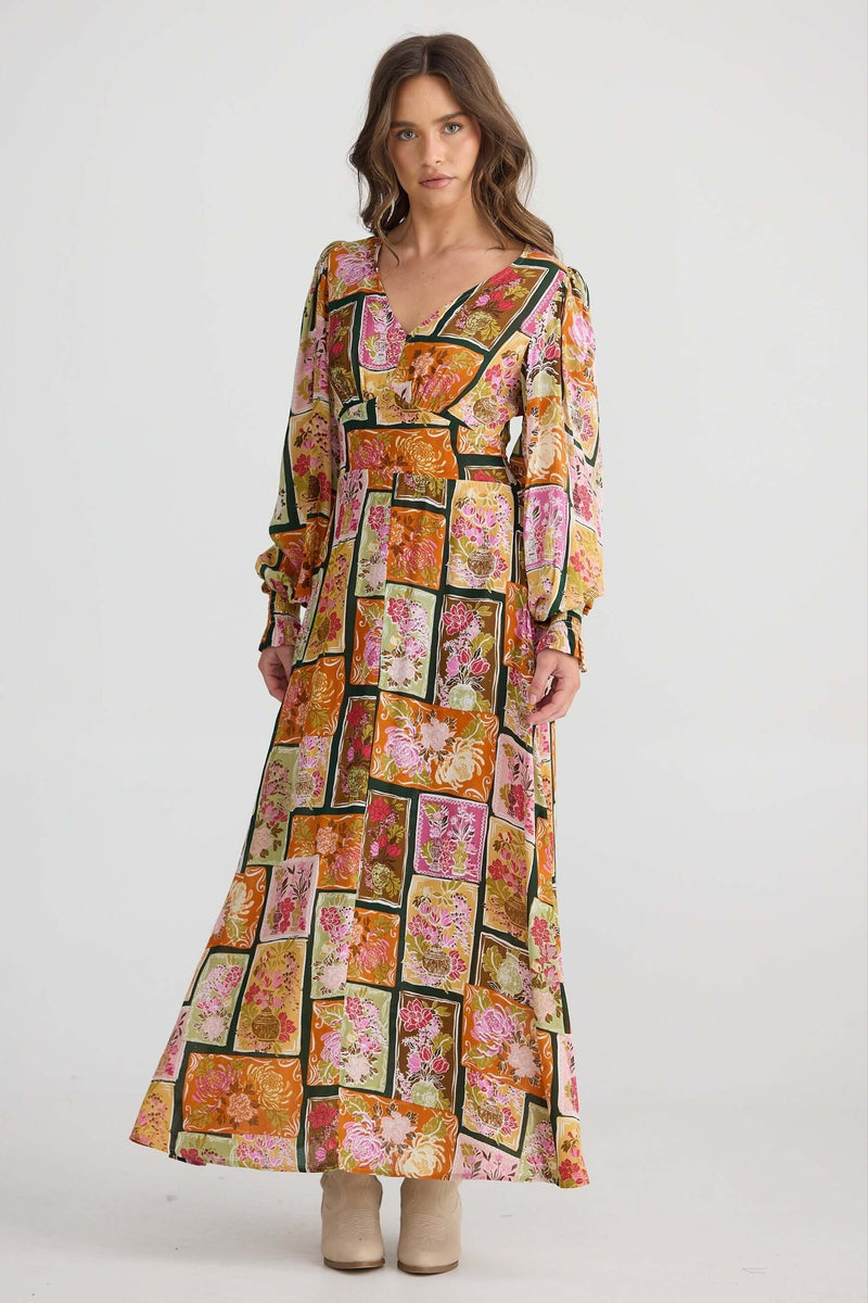 Talisman Ellie Dress in  Postcard Petals