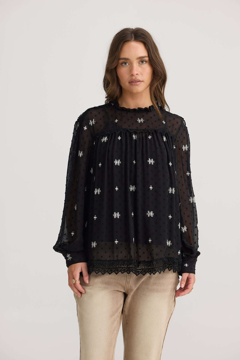 Talsiman Ellidy Blouse in Black