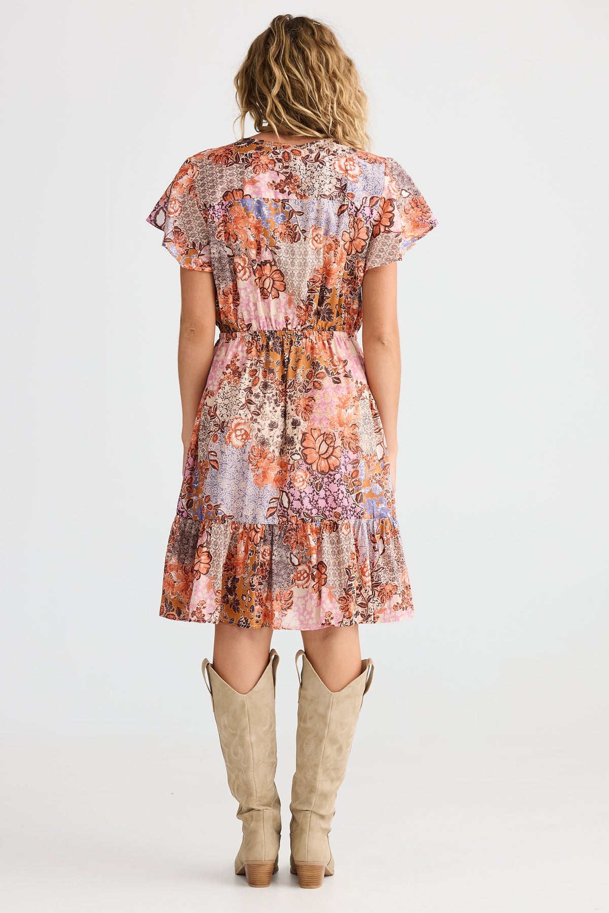 Talisman Ava Mini Dress in Dream Weaver  Meadow Muse