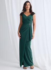 Trellis Lane CONNIE Gown in Emerald Shimmer