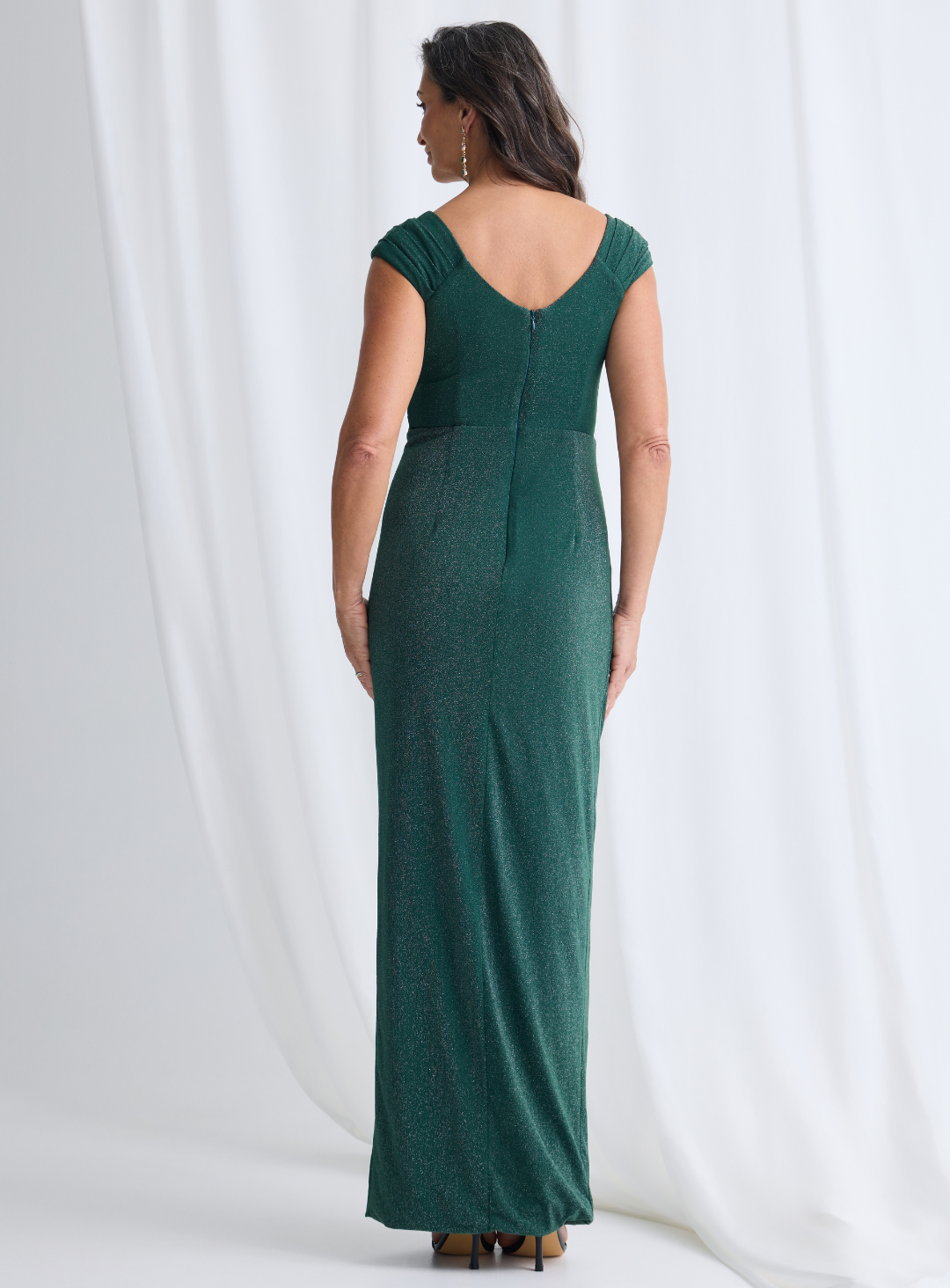 Trellis Lane CONNIE Gown in Emerald Shimmer