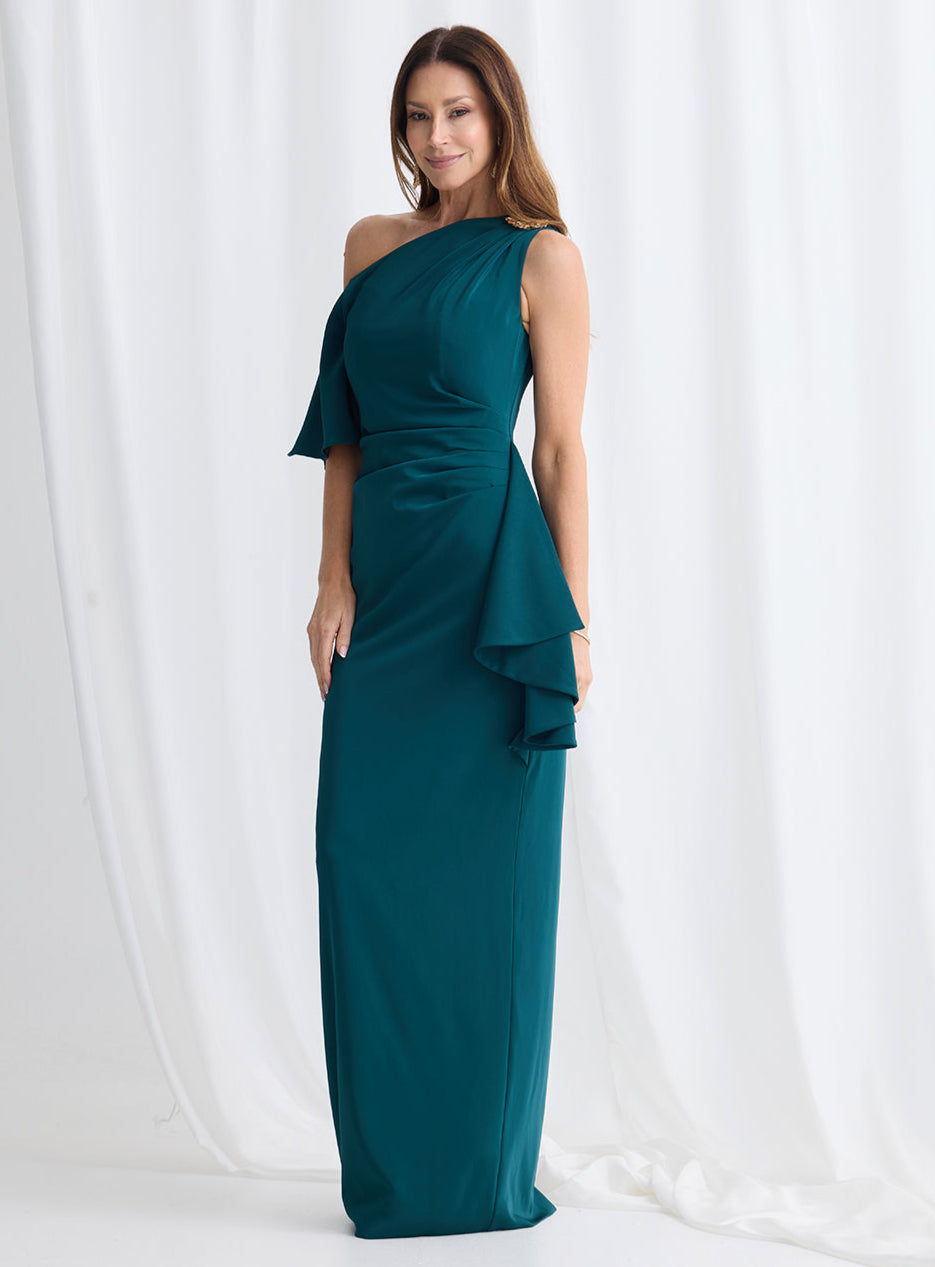 Trellis Lane Mishy Gown in Teal