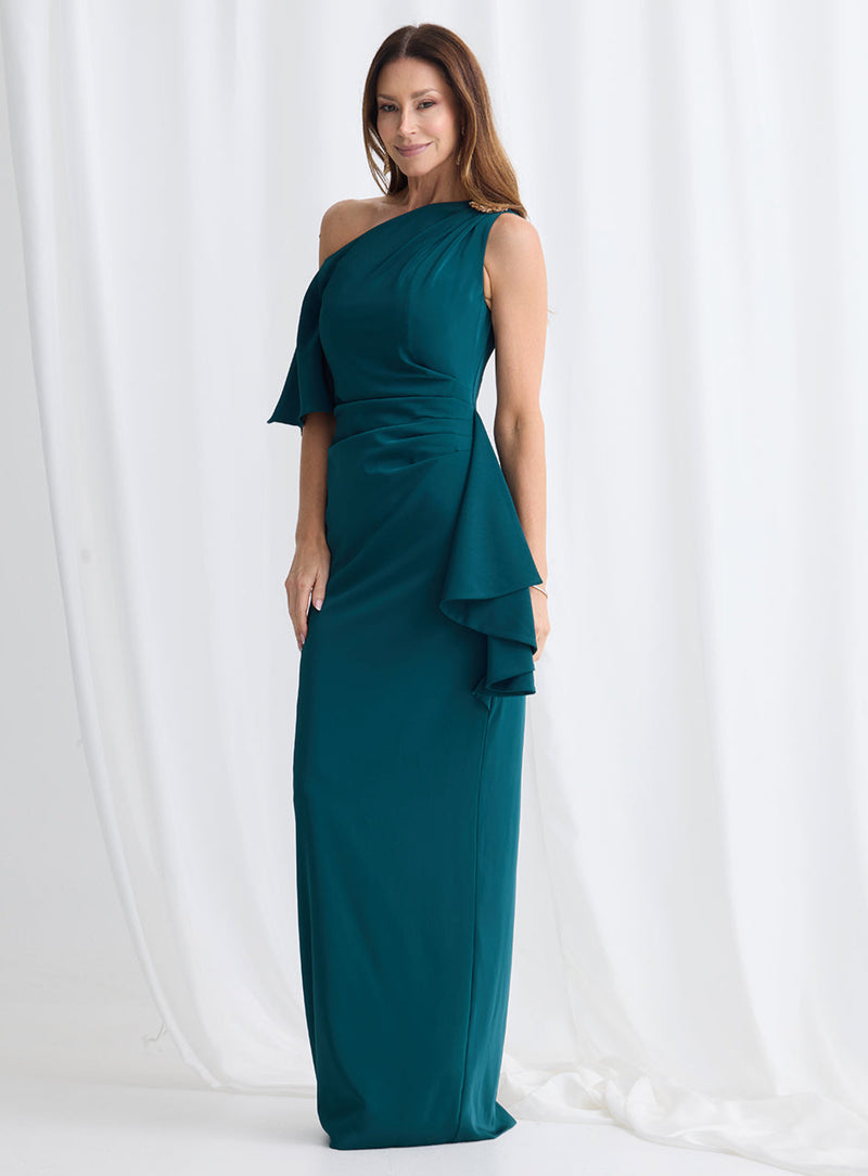 Trellis Lane Mishy Gown in Teal