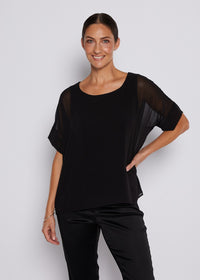 Philosophy ASTOR Lined Tee in Black