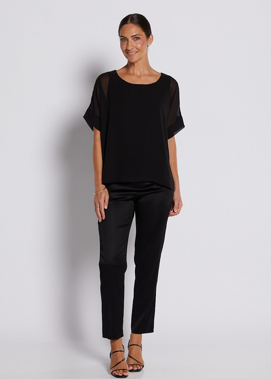 Philosophy ASTOR Lined Tee in Black