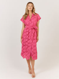 Fate + Becker Worth It Dress in Hot Pink