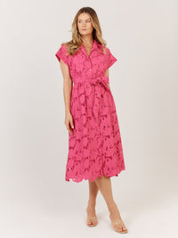 Fate + Becker Worth It Dress in Hot Pink