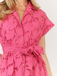 Fate + Becker Worth It Dress in Hot Pink