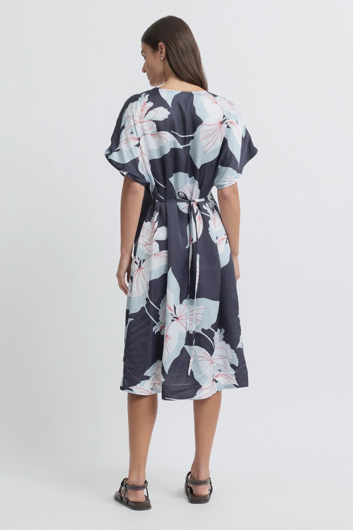 Yarra Trail NATIVE Dress in Navy Flora