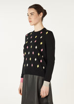 Zaket & Plover Magestic Crew Neck Jumper in Black