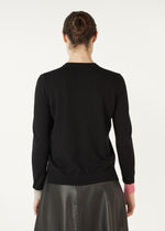 Zaket & Plover Magestic Crew Neck Jumper in Black