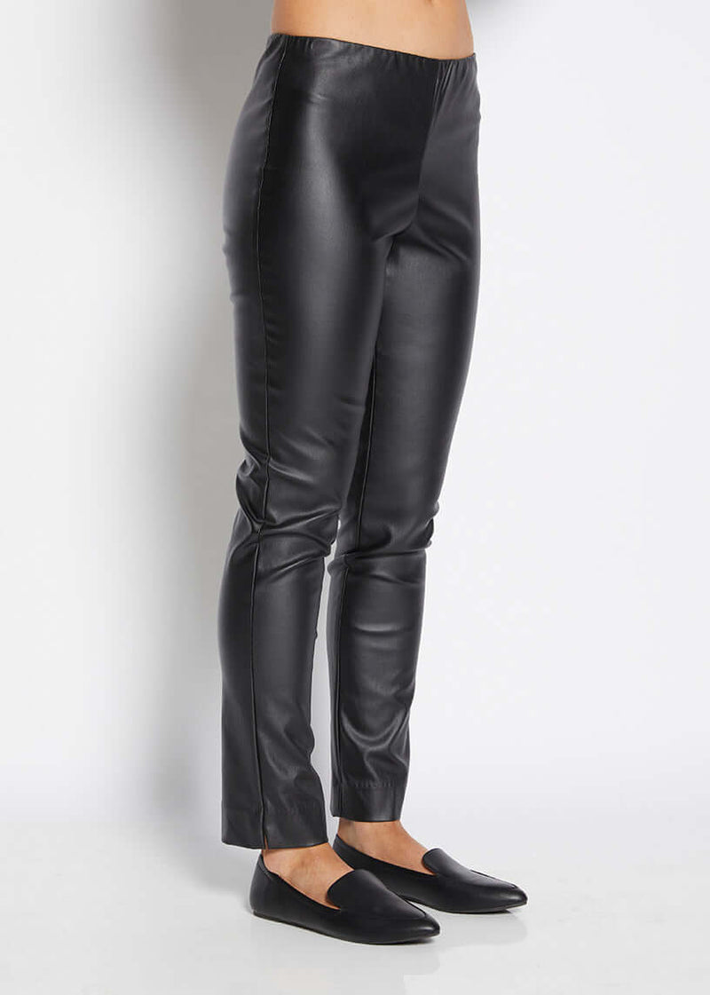 Philosophy RAVEN Coated Pull On Pant in Black