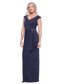 Trellis Lane CONNIE Gown in Navy Shimmer