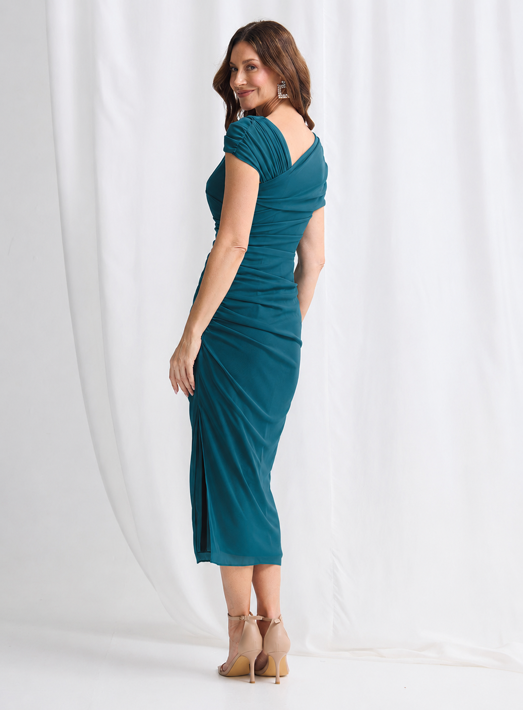 Trellis Lane COOPER Midi in Teal