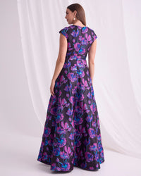 Trellis Lane DEANDRA Maxi in Black Pink