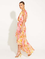 Fate & Becker Earthly Paradise Frilly Dress in Paradise Floral