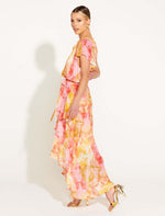 Fate & Becker Earthly Paradise Frilly Dress in Paradise Floral