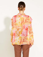 Fate & Becker Earthly Paradise Frill Top in Paradise Floral