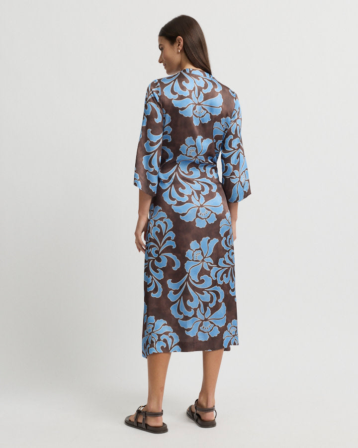 Yarra Trail ELEGANCE Dress in Blue Chocolate