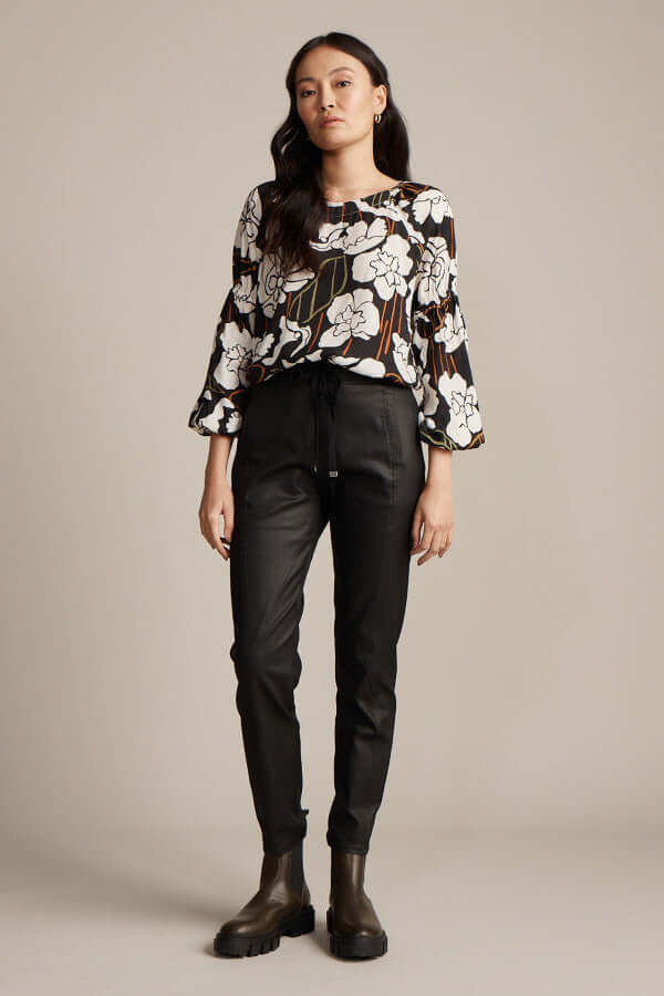 Marco Polo Blouse in Floral Allure