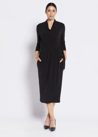 Philosophy NESS Wrap Dress in Black