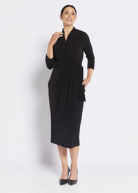 Philosophy NESS Wrap Dress in Black