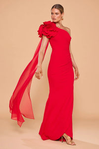 Catherine Ferraro Henrietta Gown in Red