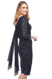 Jesse Harper Scarf Dress in Midnight JH0532