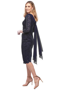 Jesse Harper Scarf Dress in Midnight JH0532