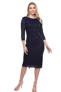Jesse Harper Scarf Dress in Midnight JH0532