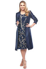 Jesse Harper Dress & Jacket in Midnight Gold JH0567