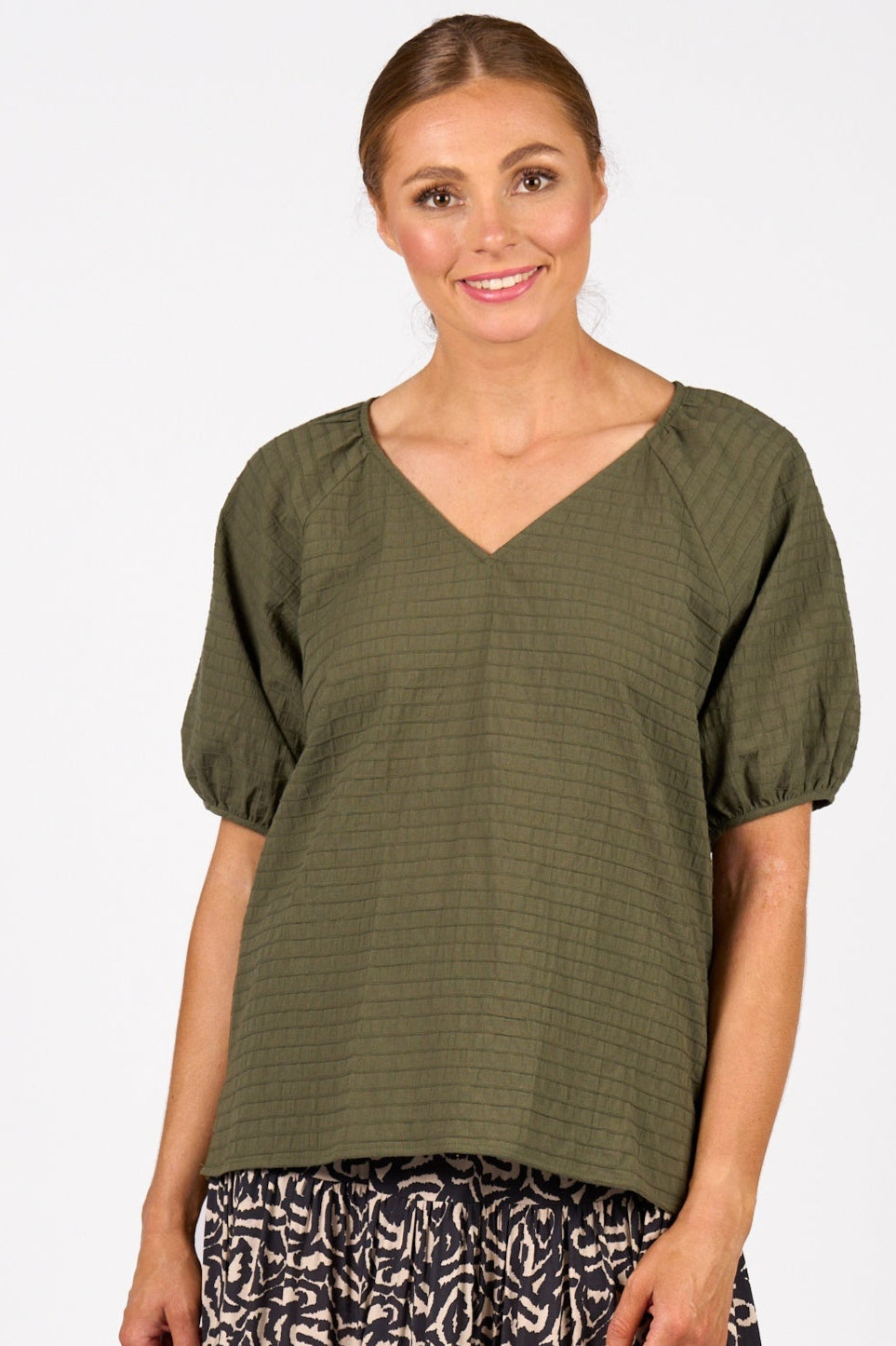 Knewe Focus Top in Olive