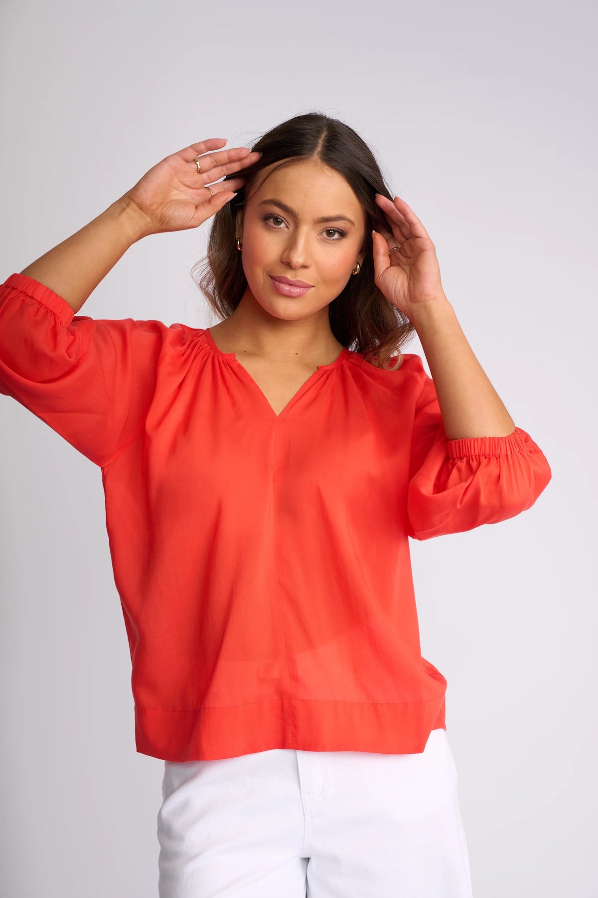 Knewe AVERY Top in Orange Soda