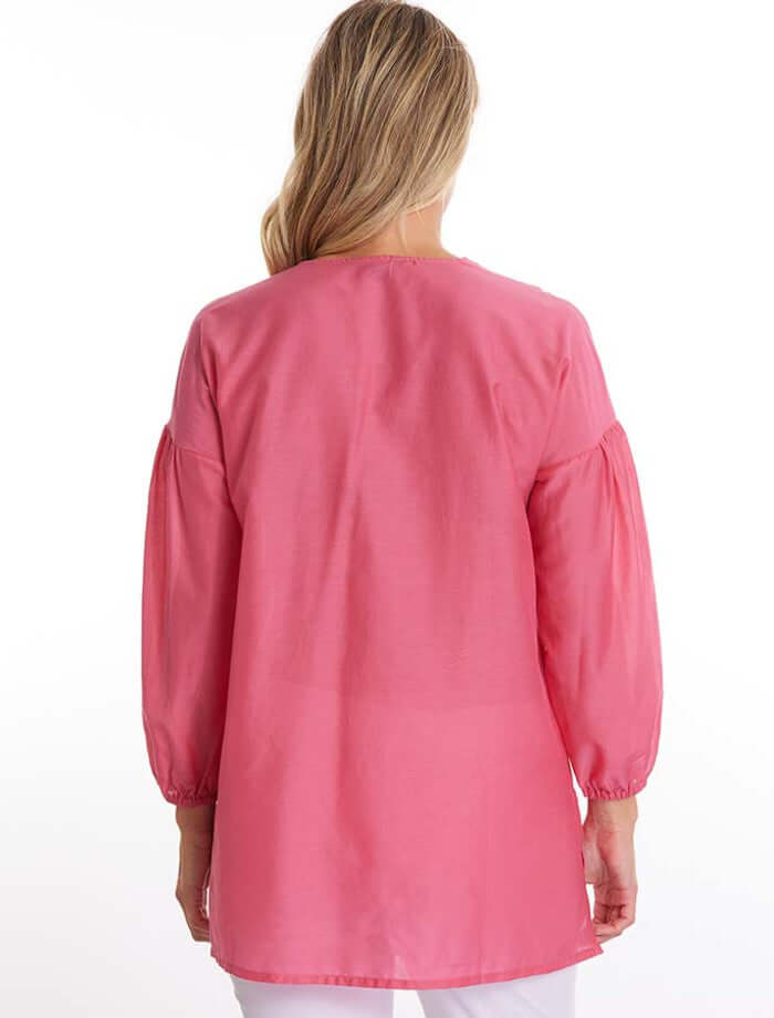 Marco Polo Tunic in Hibiscus 44552