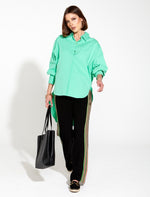 Fate & Becker Landline Oversized Shirt in Mint