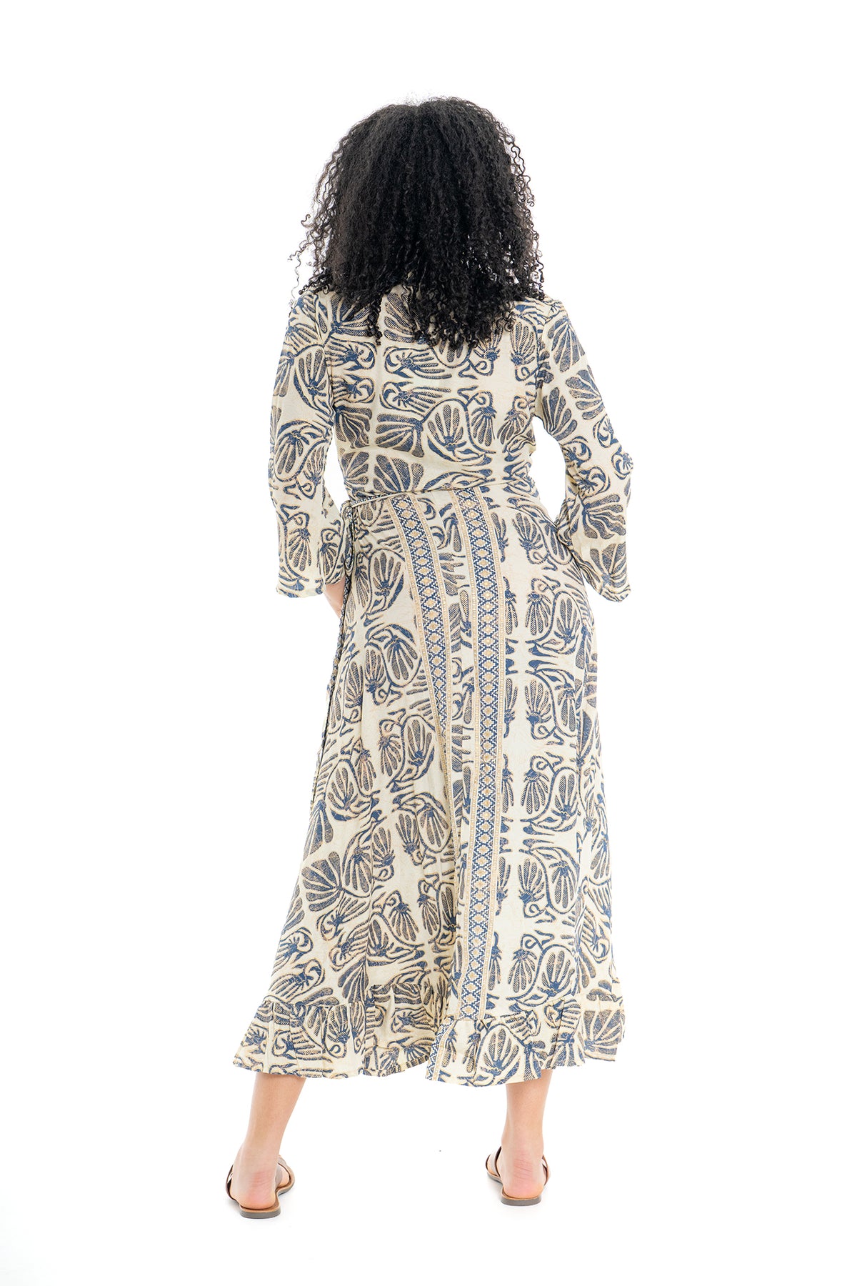 Cienna LAPIS Wrap Dress