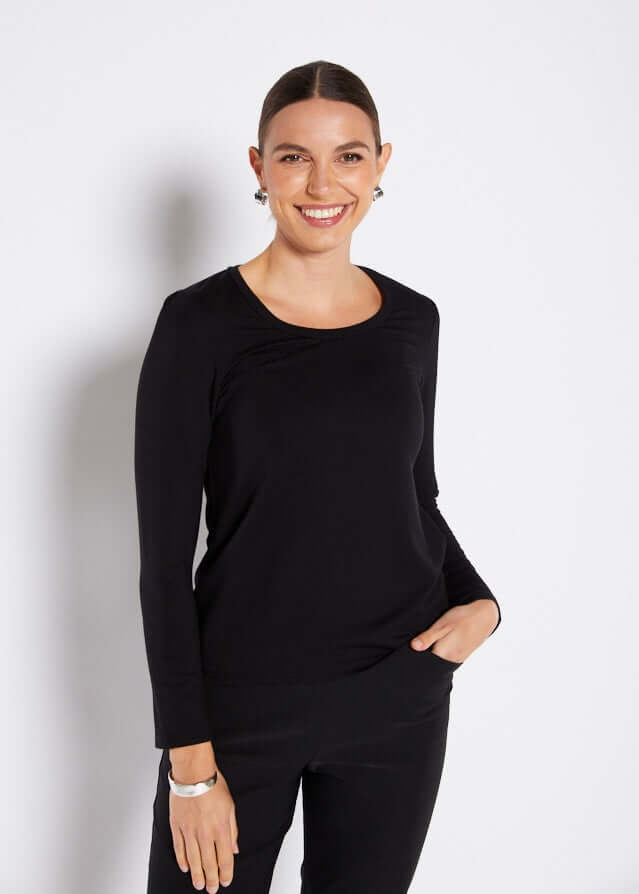 Philosophy ARMS Warm Top in Black