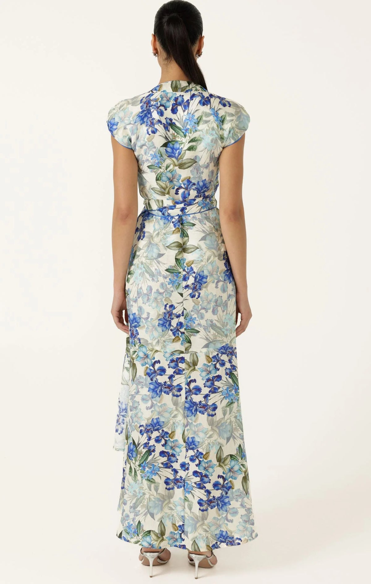 Sacha Drake MARIETTE Wrap Dress in Blue Iris