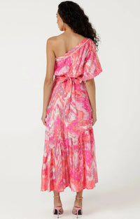 Sacha Drake NAXOS Dress in Pink Gold