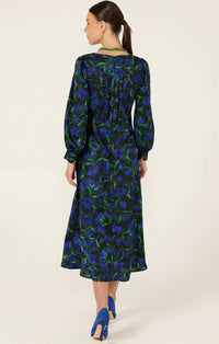 Sacha Drake OPHELIA Midi Dress in Forest Floral