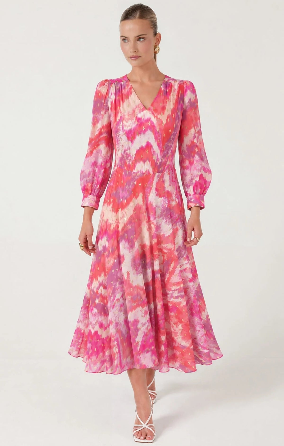 Sacha Drake PHILOMENA Dress in Pink Gold