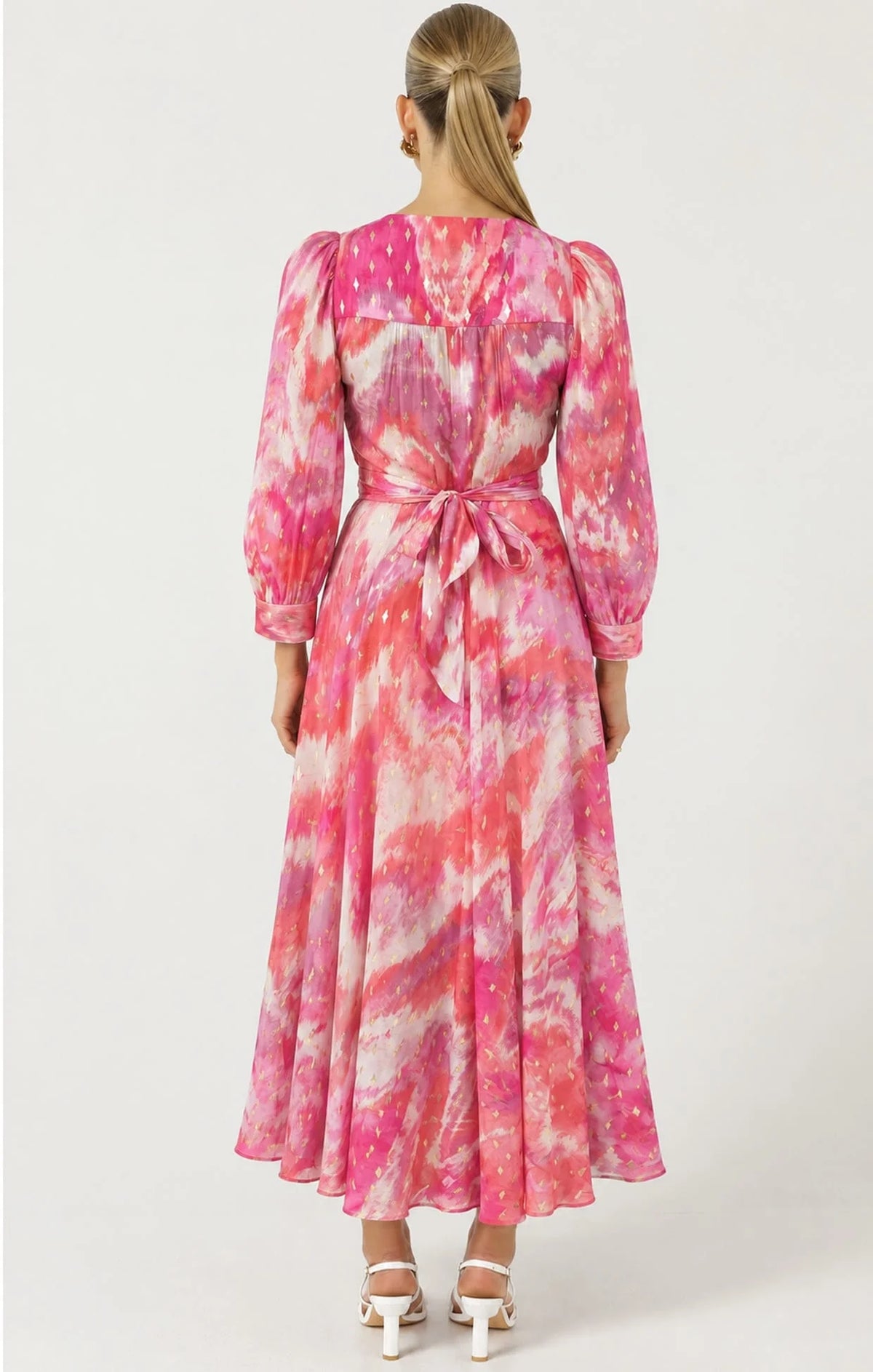Sacha Drake PHILOMENA Dress in Pink Gold