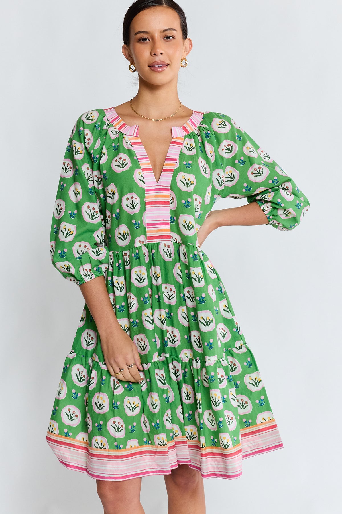 Lula Life BETH Dress in Fern