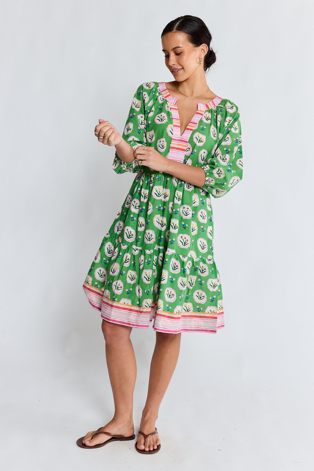 Lula Life BETH Dress in Fern